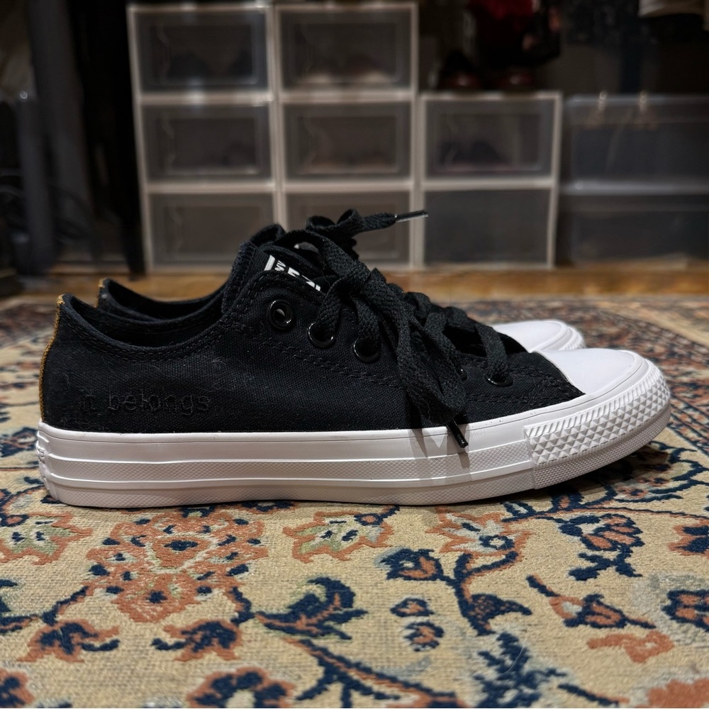 Converse Black and White Shoes